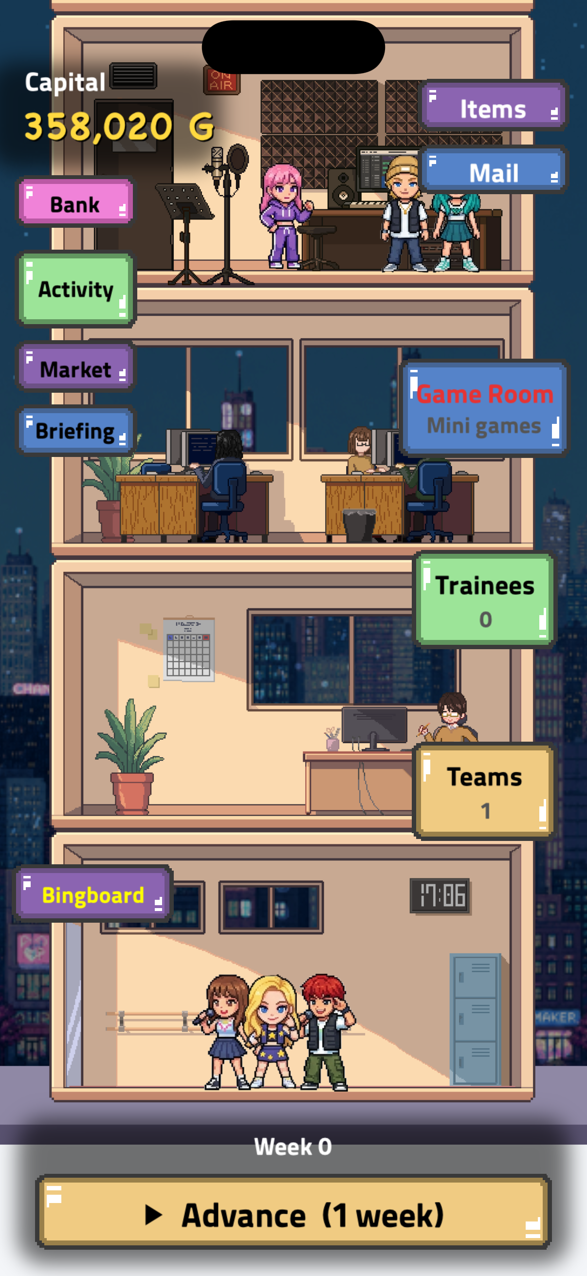 K-POP Star Maker – agency office
